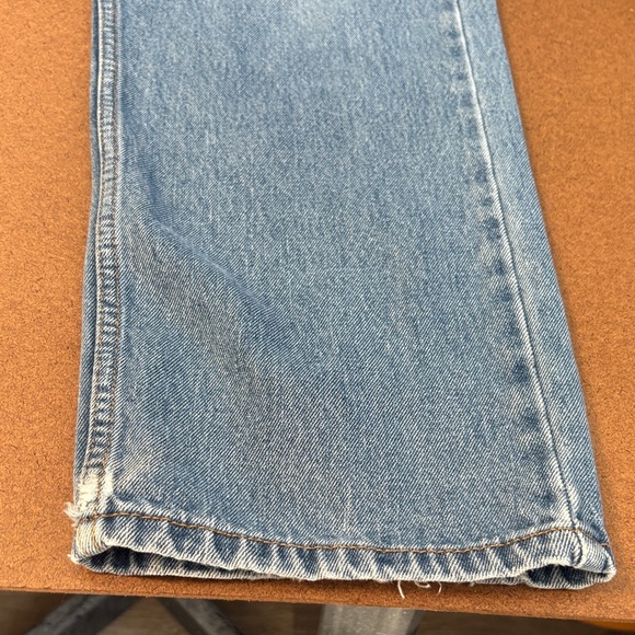 Levi's 505 Men's Light Blue Straight Jeans 38x29 - Picture 7 of 12